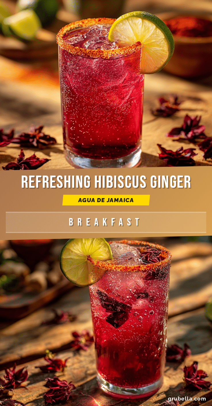 Agua de Jamaica mocktail recipe