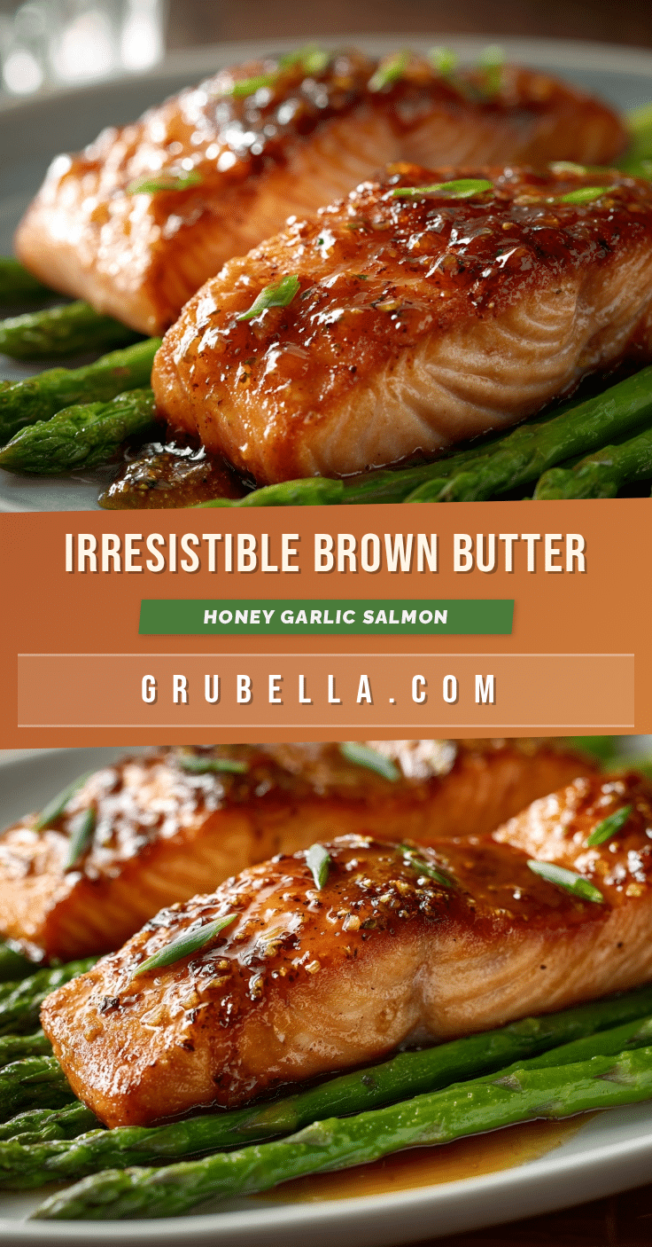 brown butter honey garlic salmon recipe
