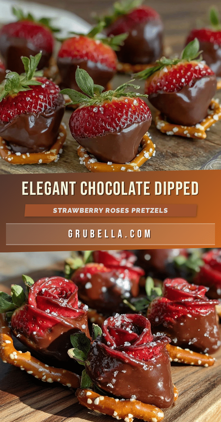 chocolate dipped strawberry roses recipe