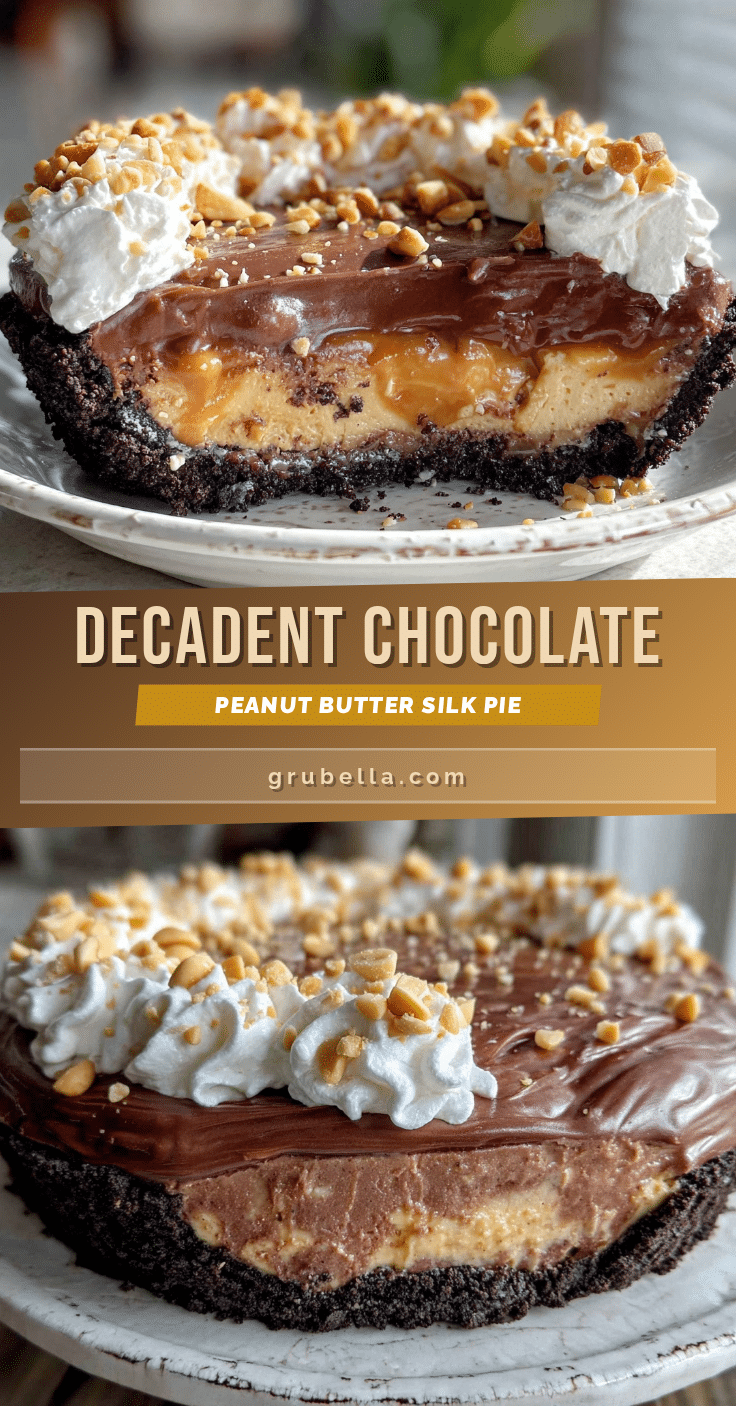 chocolate peanut butter silk pie recipe