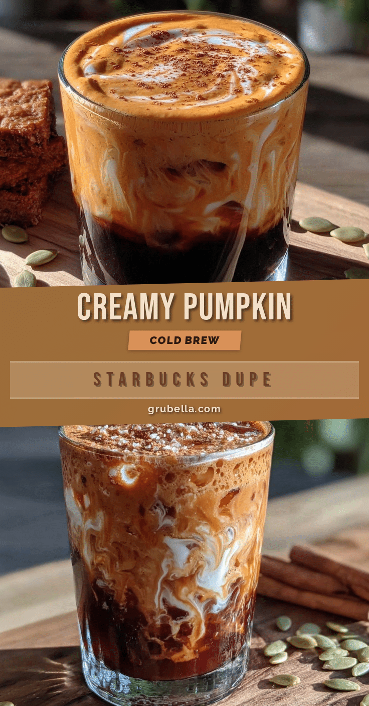 creamy pumpkin cream cold brew coffee recipe