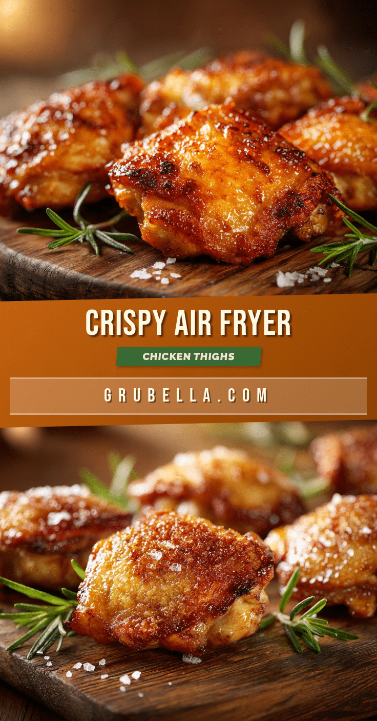 crispy air fryer chicken thighs recipe