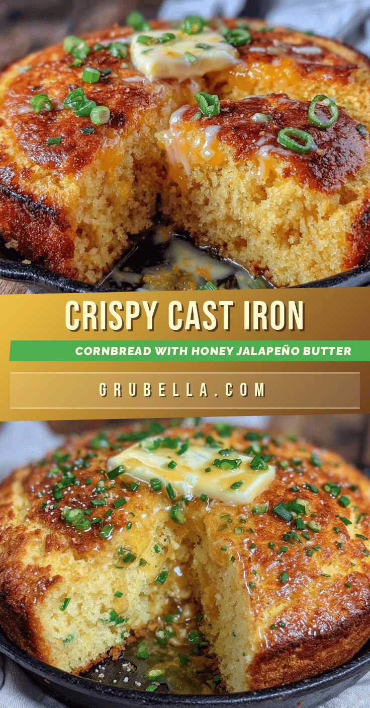 crispy cast iron cornbread recipe