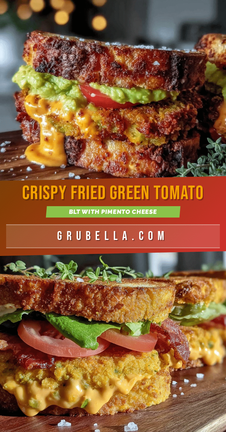 crispy fried green tomato blt sandwich recipe