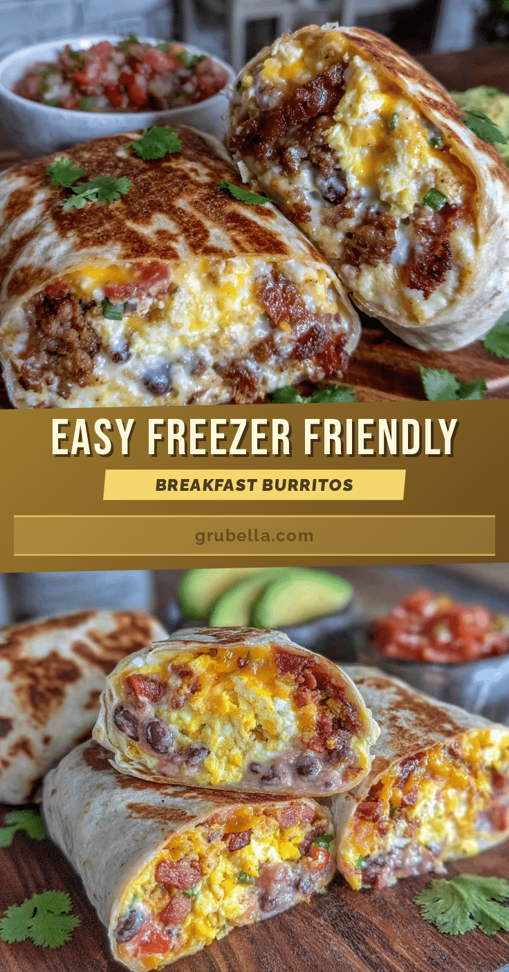easy freezer friendly breakfast burritos recipe