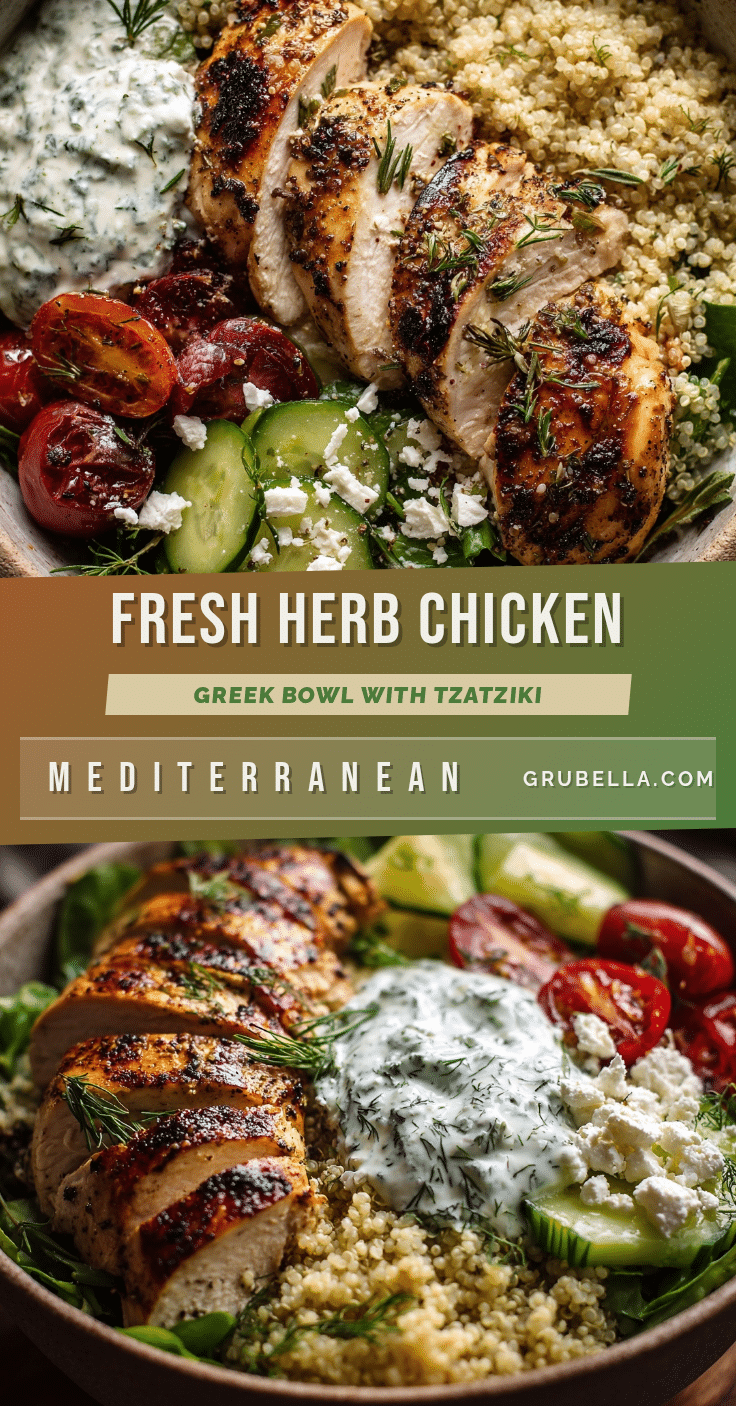 fresh greek bowl recipe
