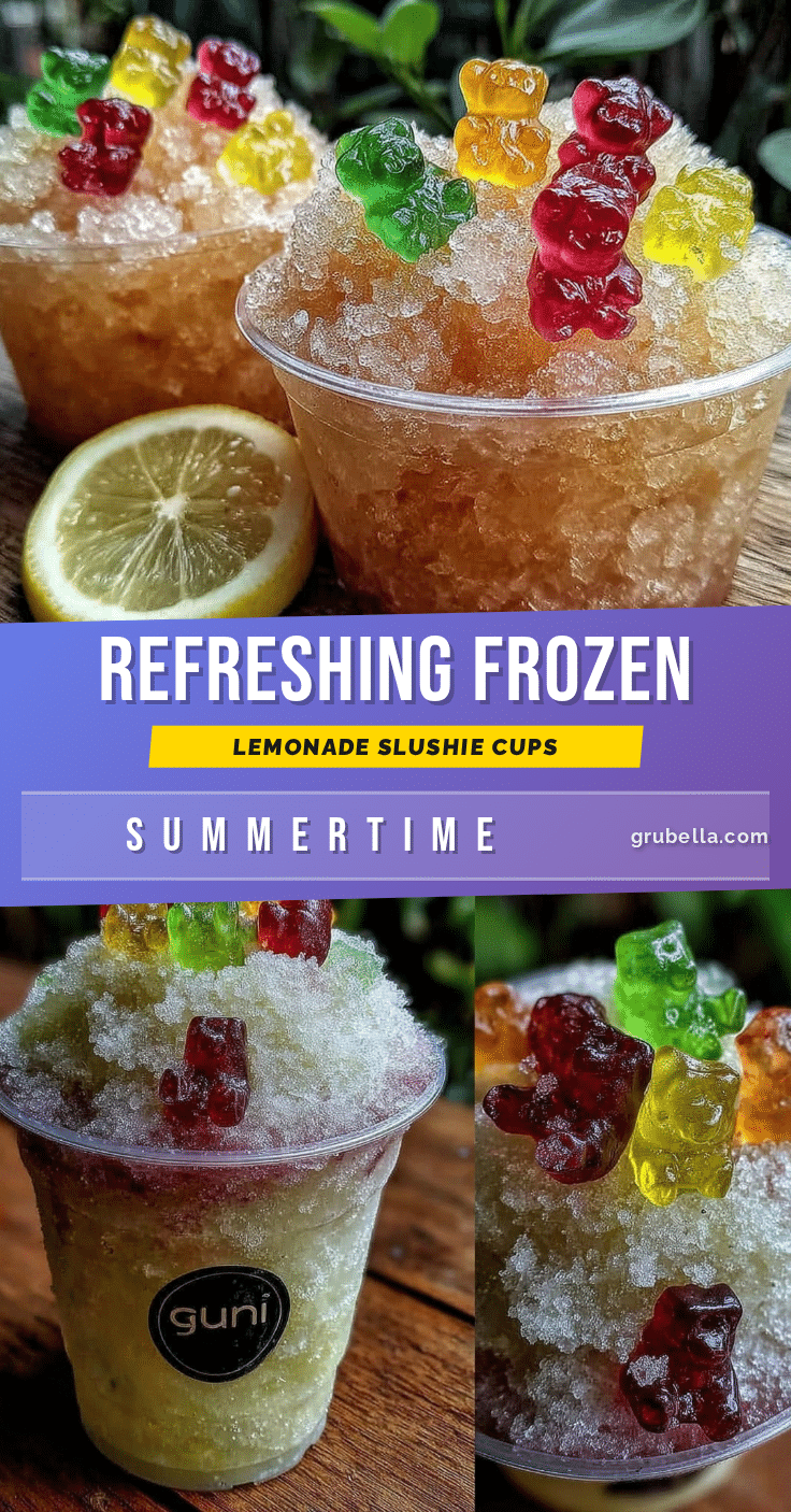 frozen lemonade slushie cups recipe