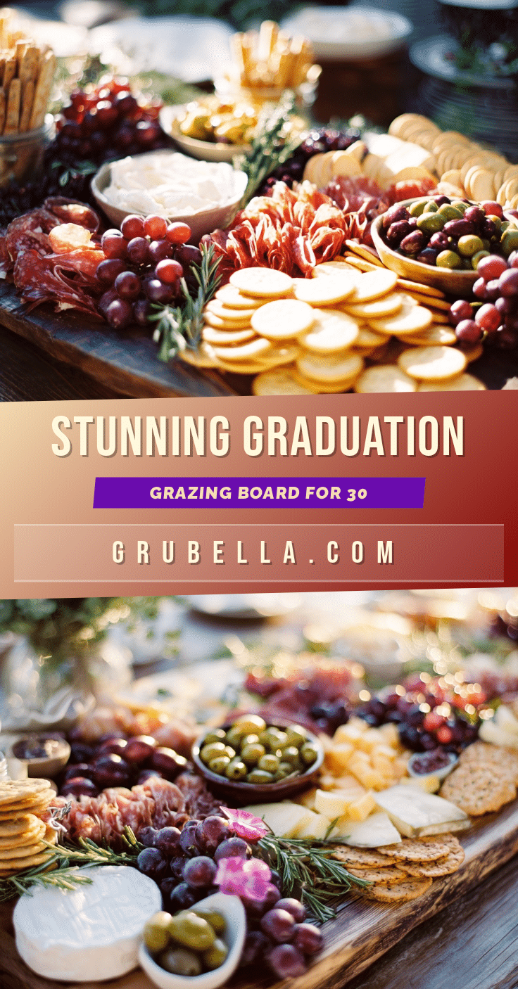 graduation party grazing board recipe