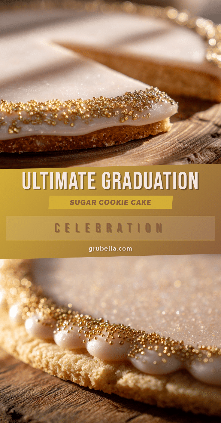 graduation sugar cookie cake recipe