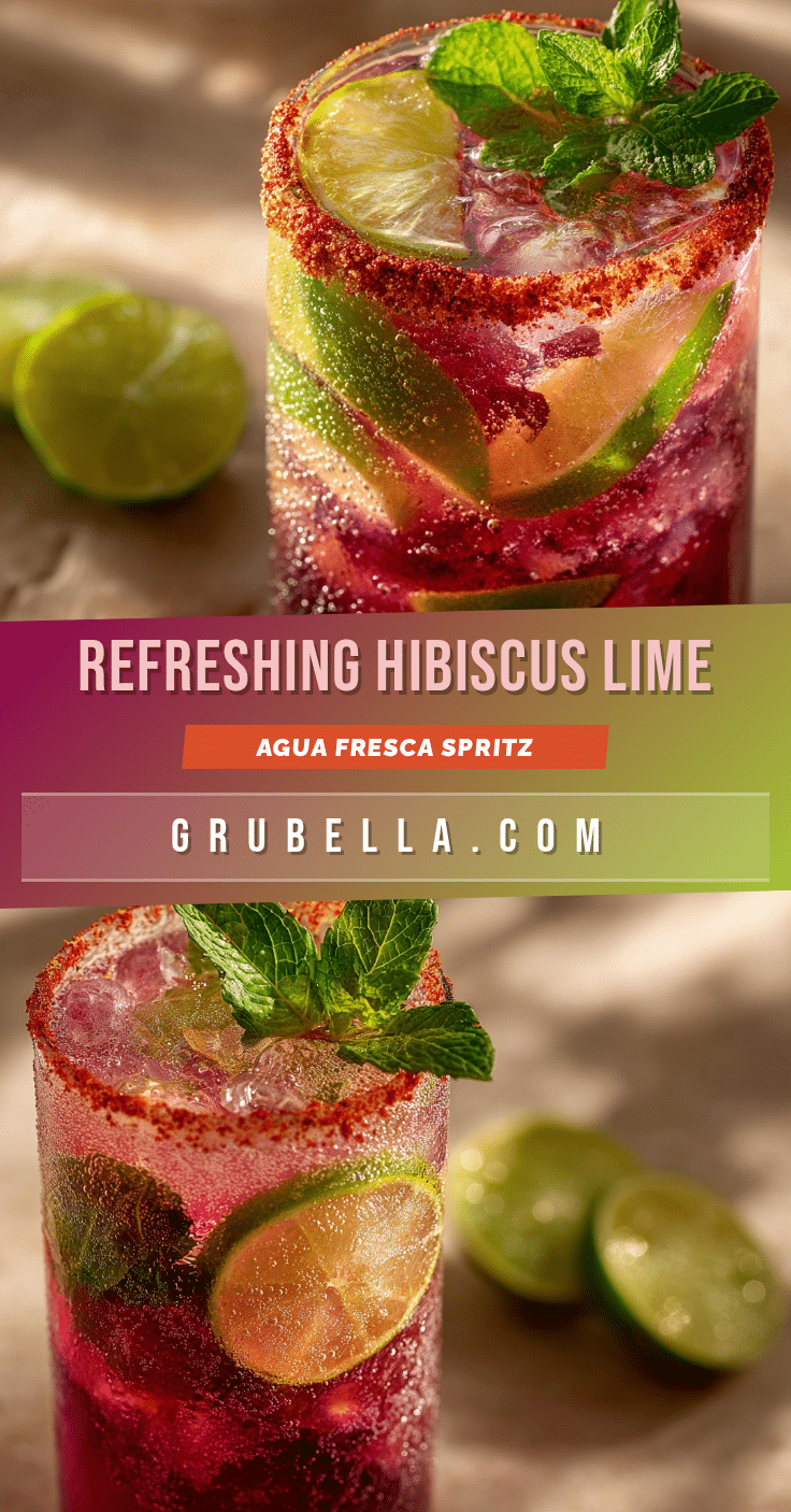 hibiscus lime spritz recipe