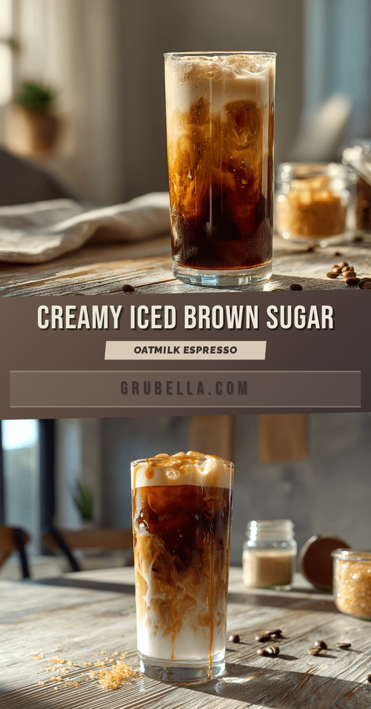 iced brown sugar oat milk espresso recipe
