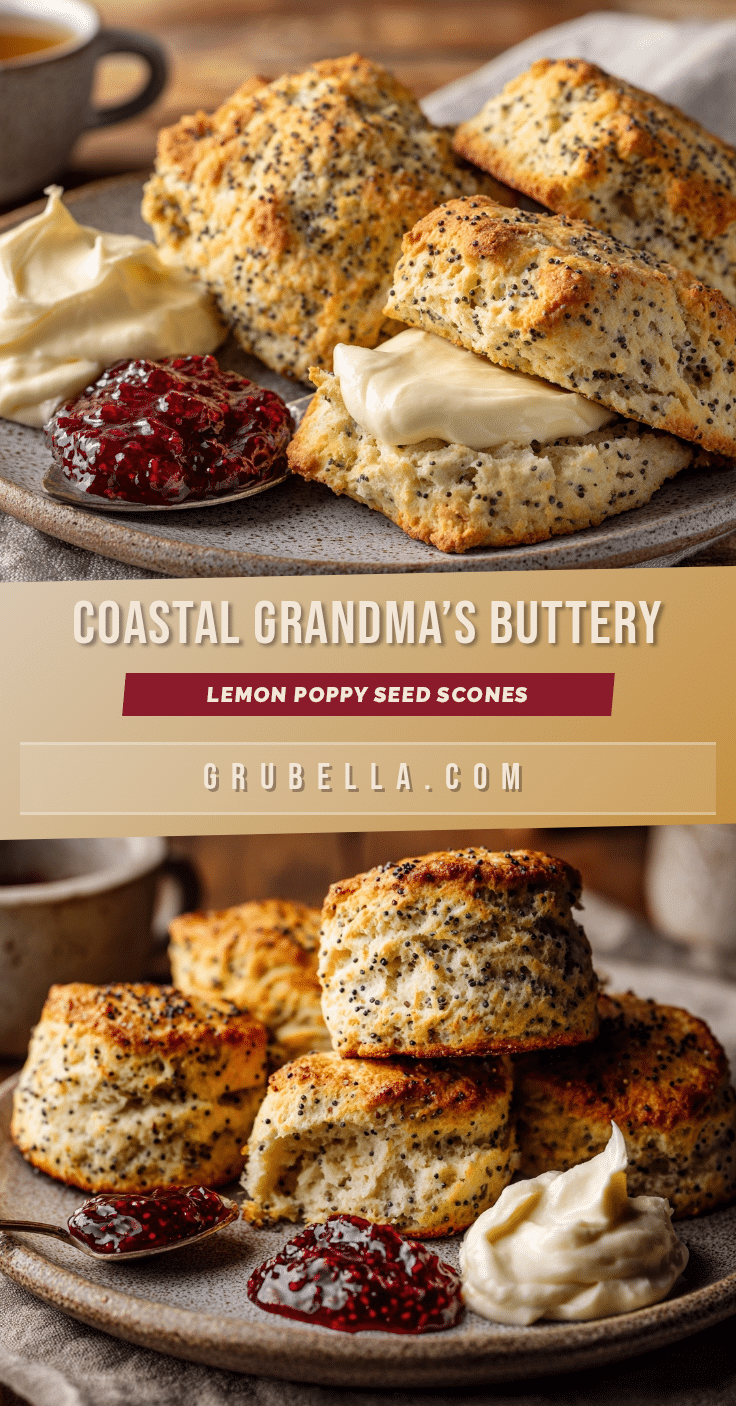 lemon poppy seed scones recipe