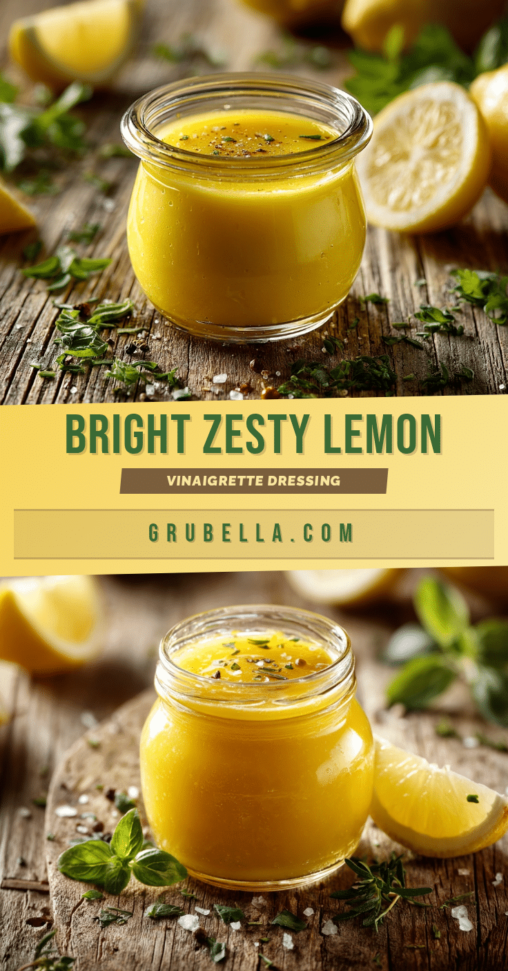 lemon vinaigrette dressing recipe