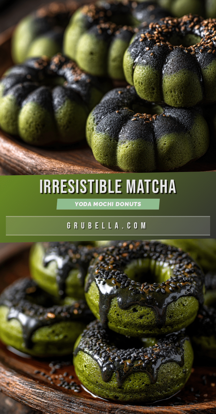 matcha yoda mochi donuts recipe