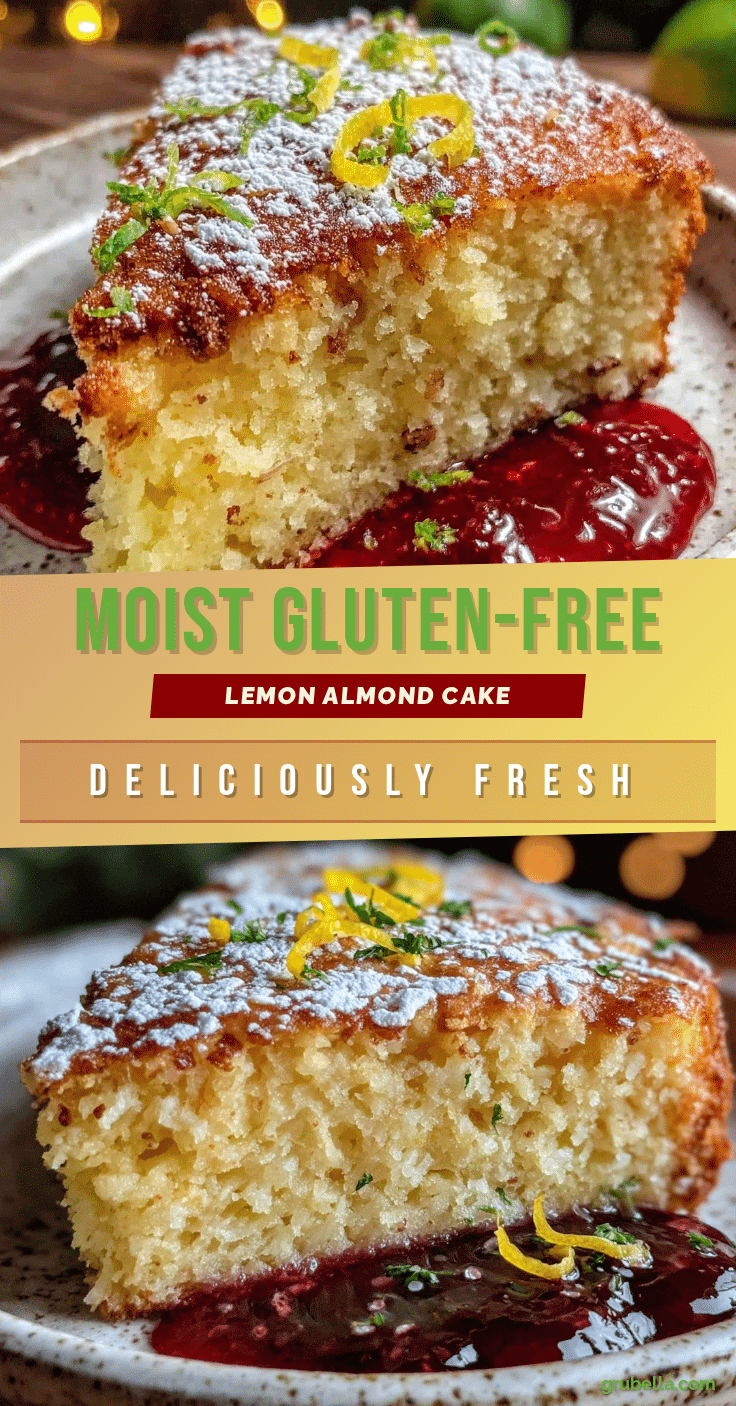 moist gluten-free lemon almond cake recipe