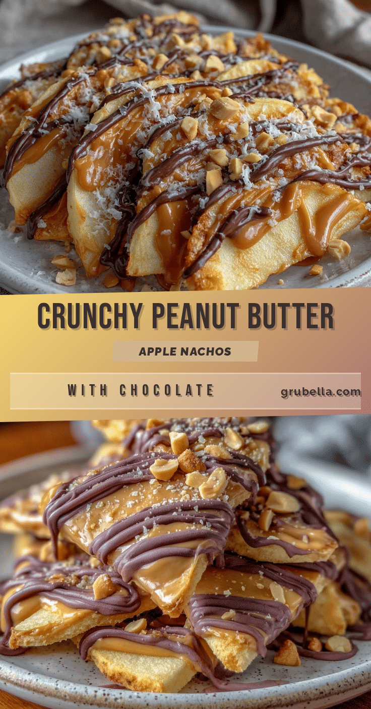 peanut butter apple nachos recipe