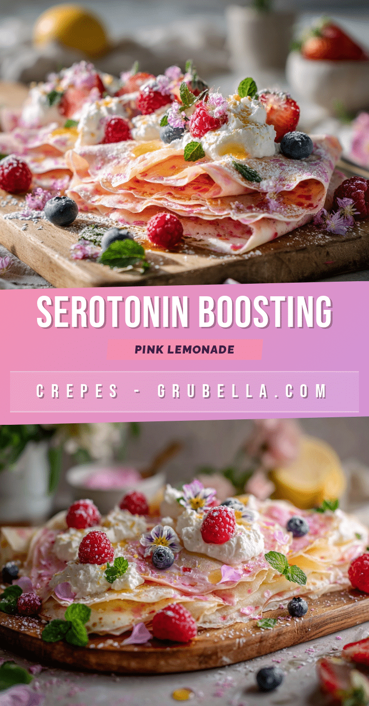 pink lemonade crepes recipe