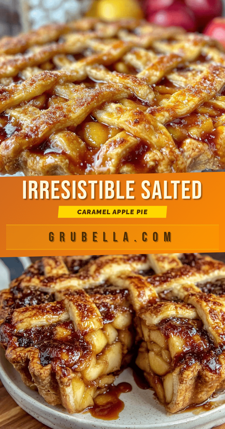 salted caramel apple pie recipe