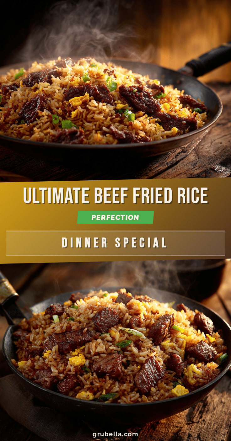 savory beef fried rice recipe