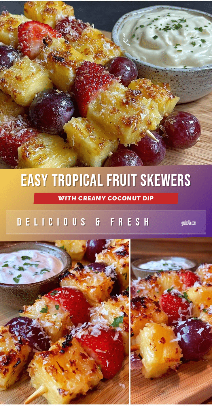 tropical fruit skewers recipe