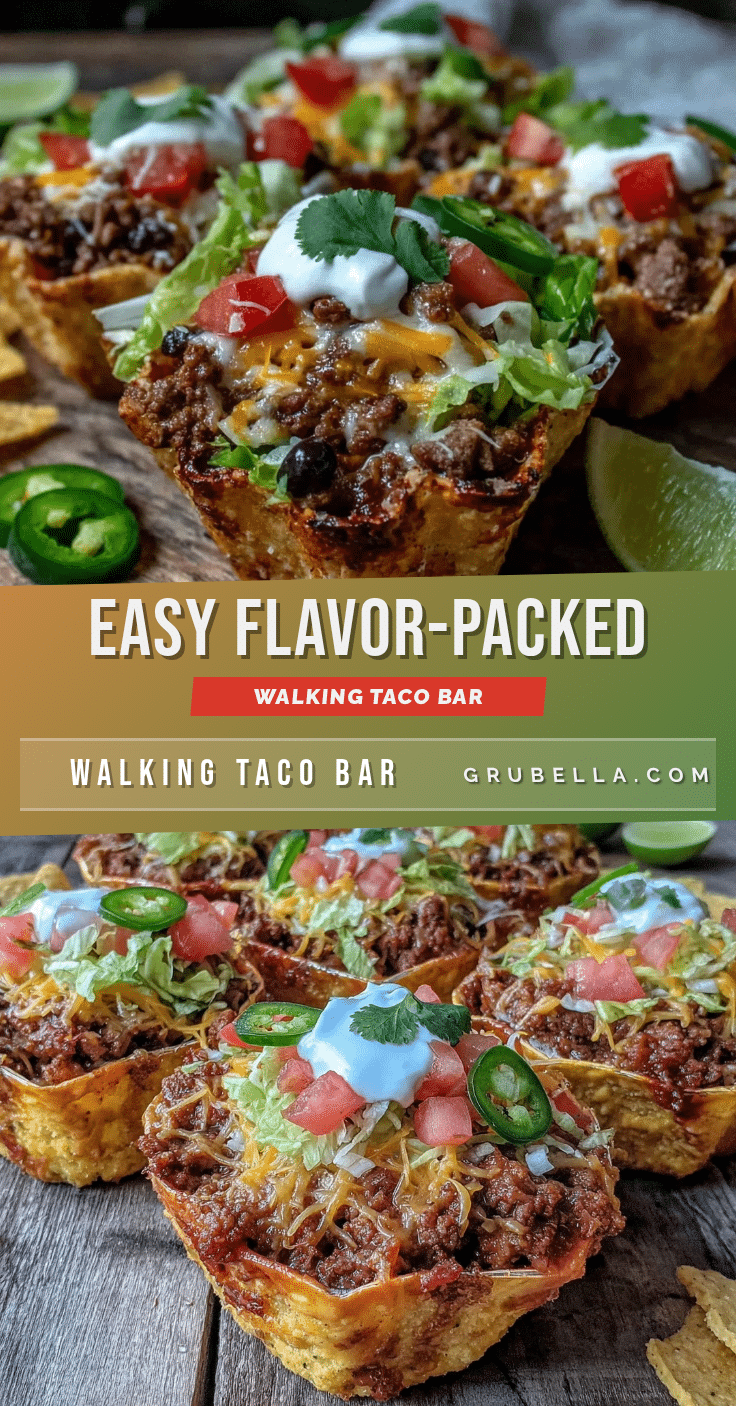 walking taco bar recipe recipe