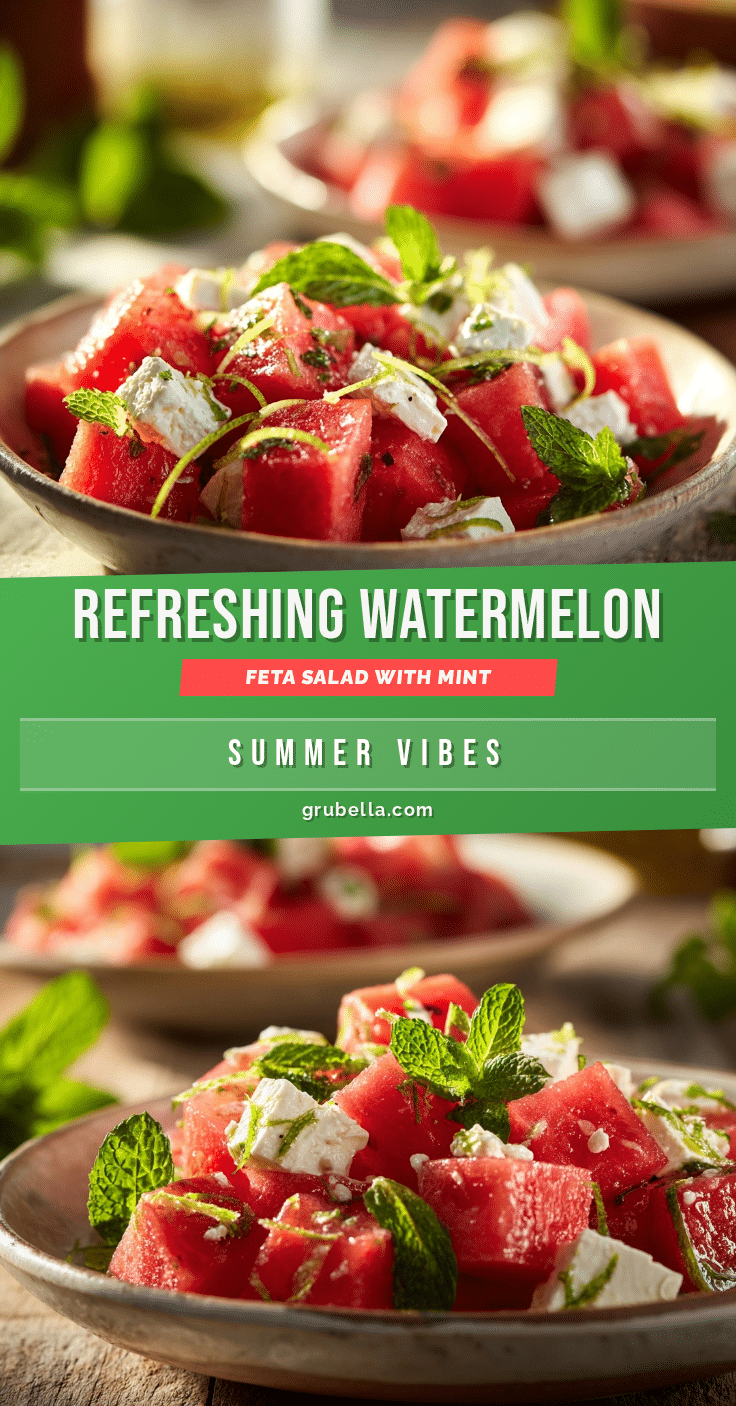 watermelon feta salad recipe