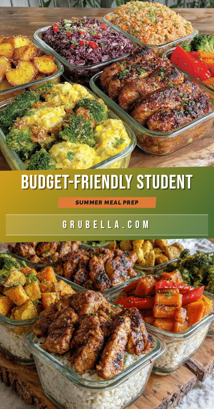 budget-friendly student summer meal prep recipe