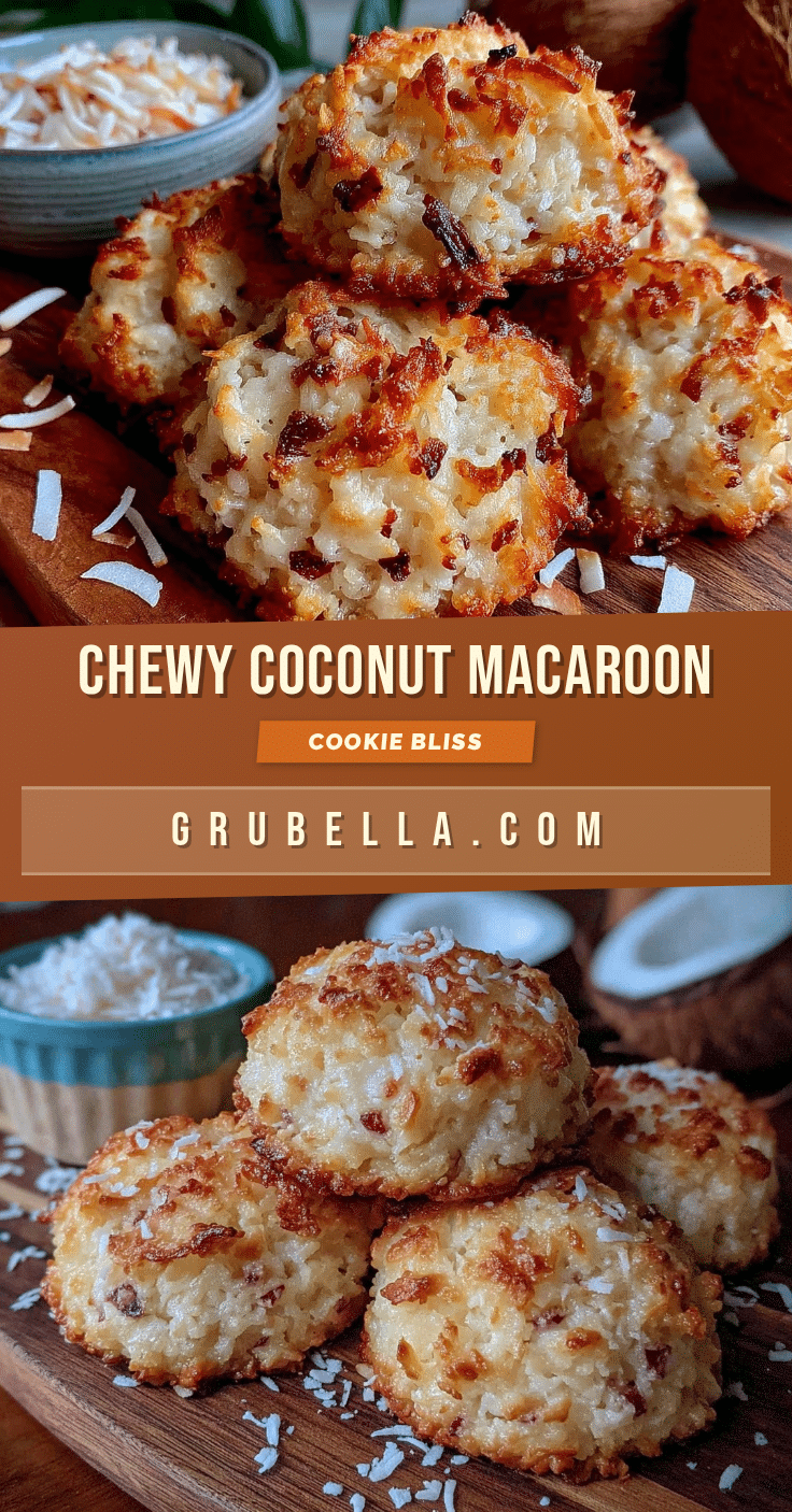 chewy coconut macaroon cookies recipe