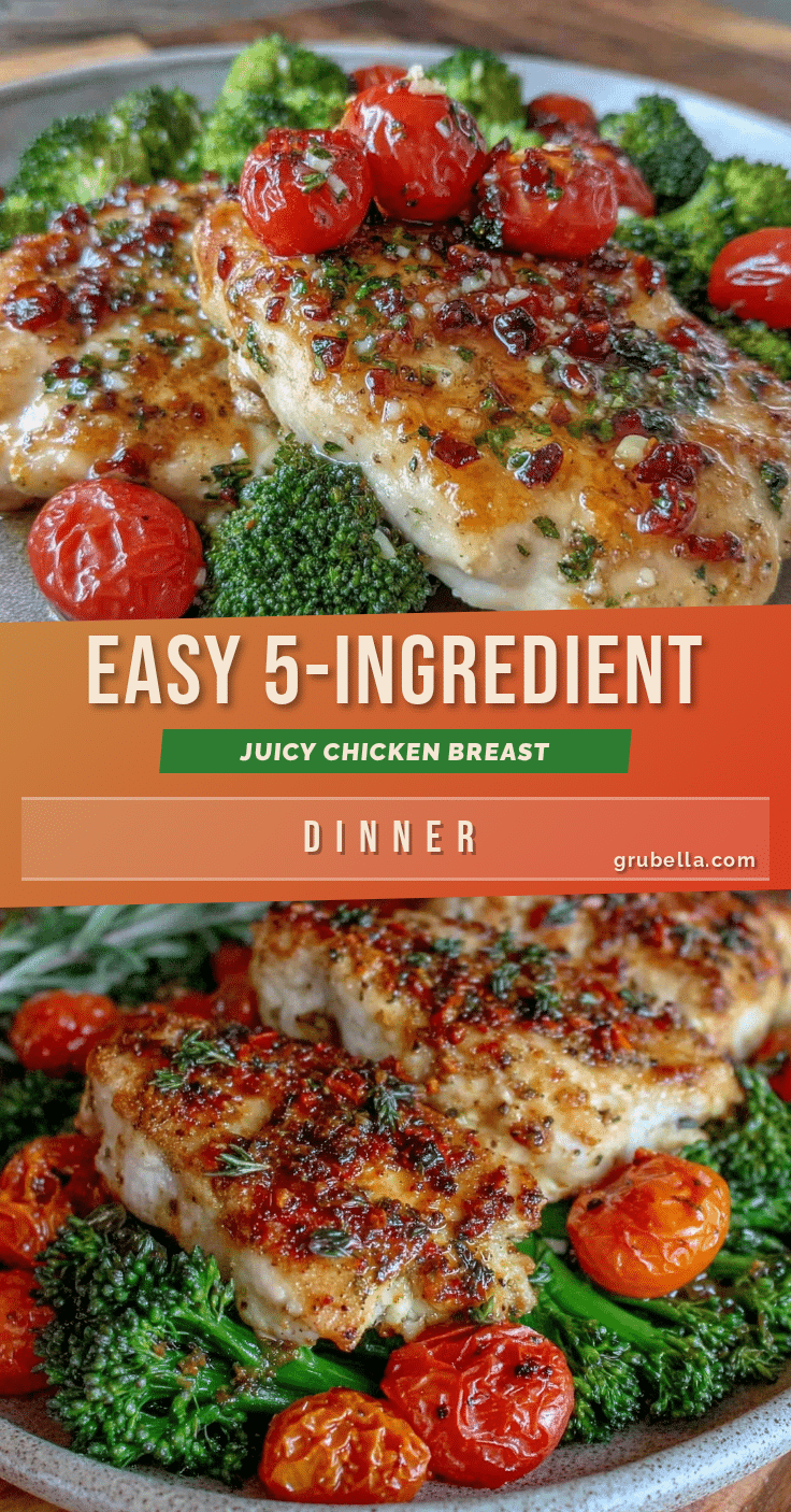 easy 5-ingredient chicken breast dinner recipe