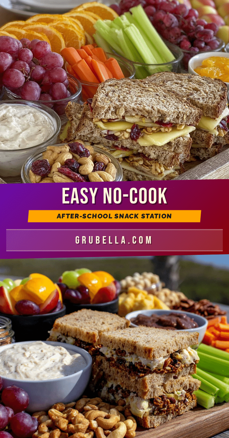 easy after-school snack station recipe