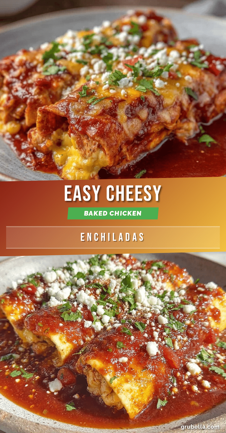 easy cheesy baked chicken enchiladas recipe