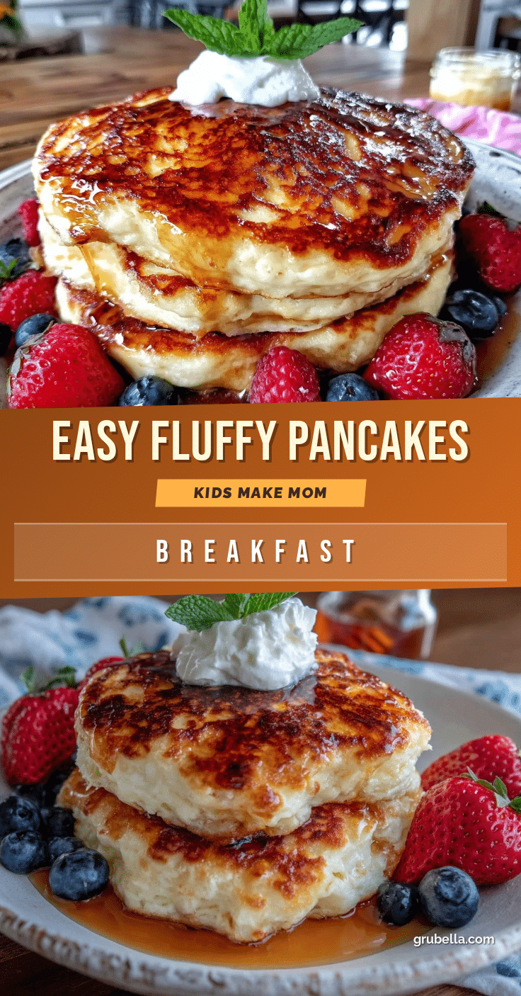 easy fluffy pancakes recipe
