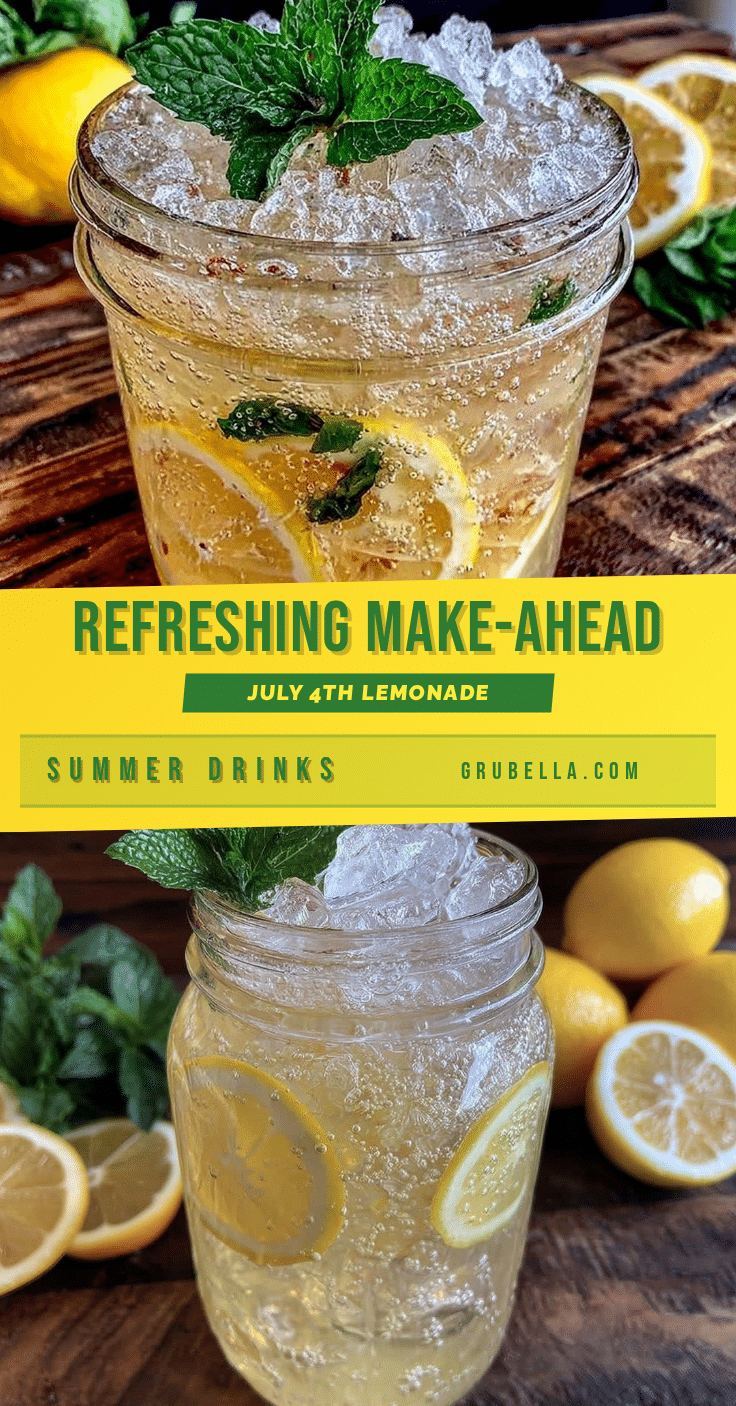 easy make-ahead lemonade recipe