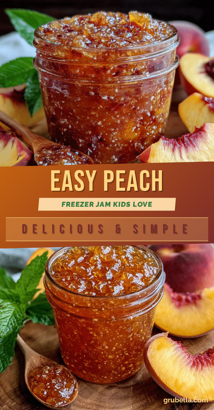 easy peach freezer jam recipe recipe