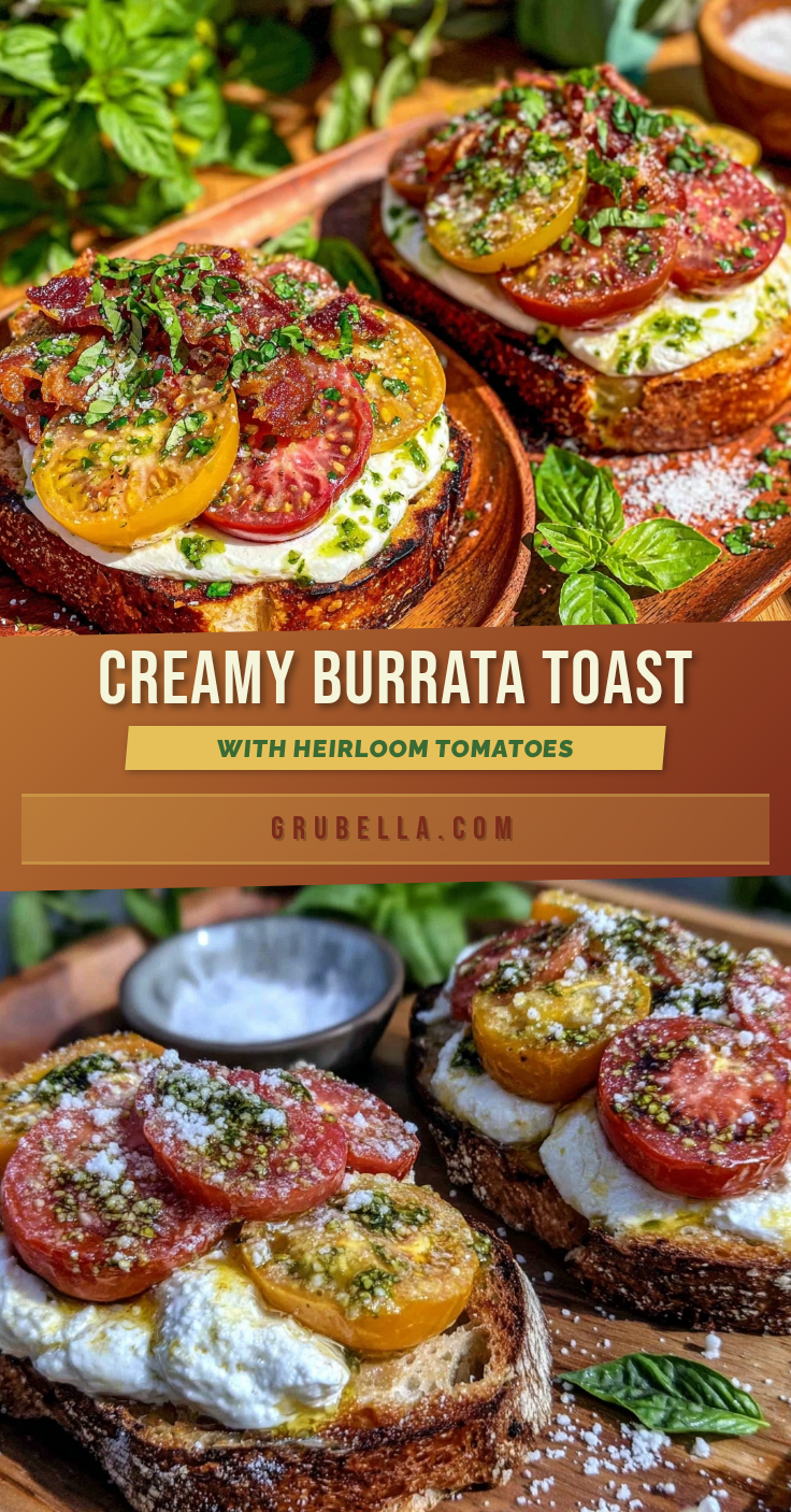 fresh burrata toast recipe