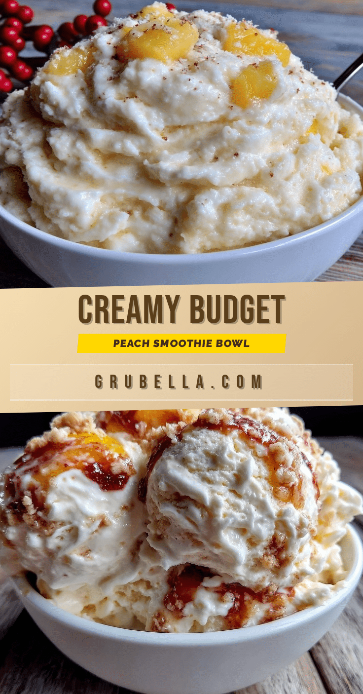 fresh peach smoothie bowl recipe