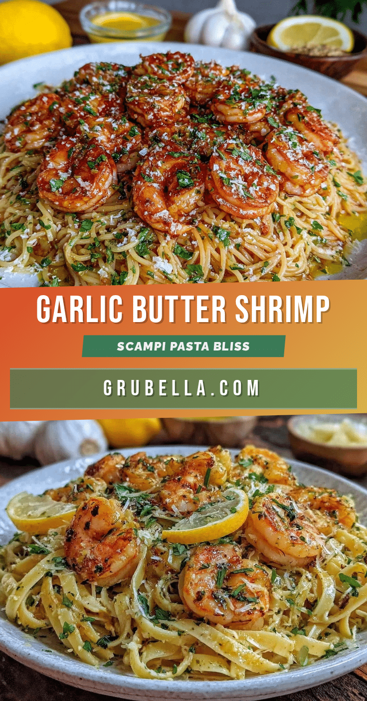 garlic butter shrimp scampi pasta recipe