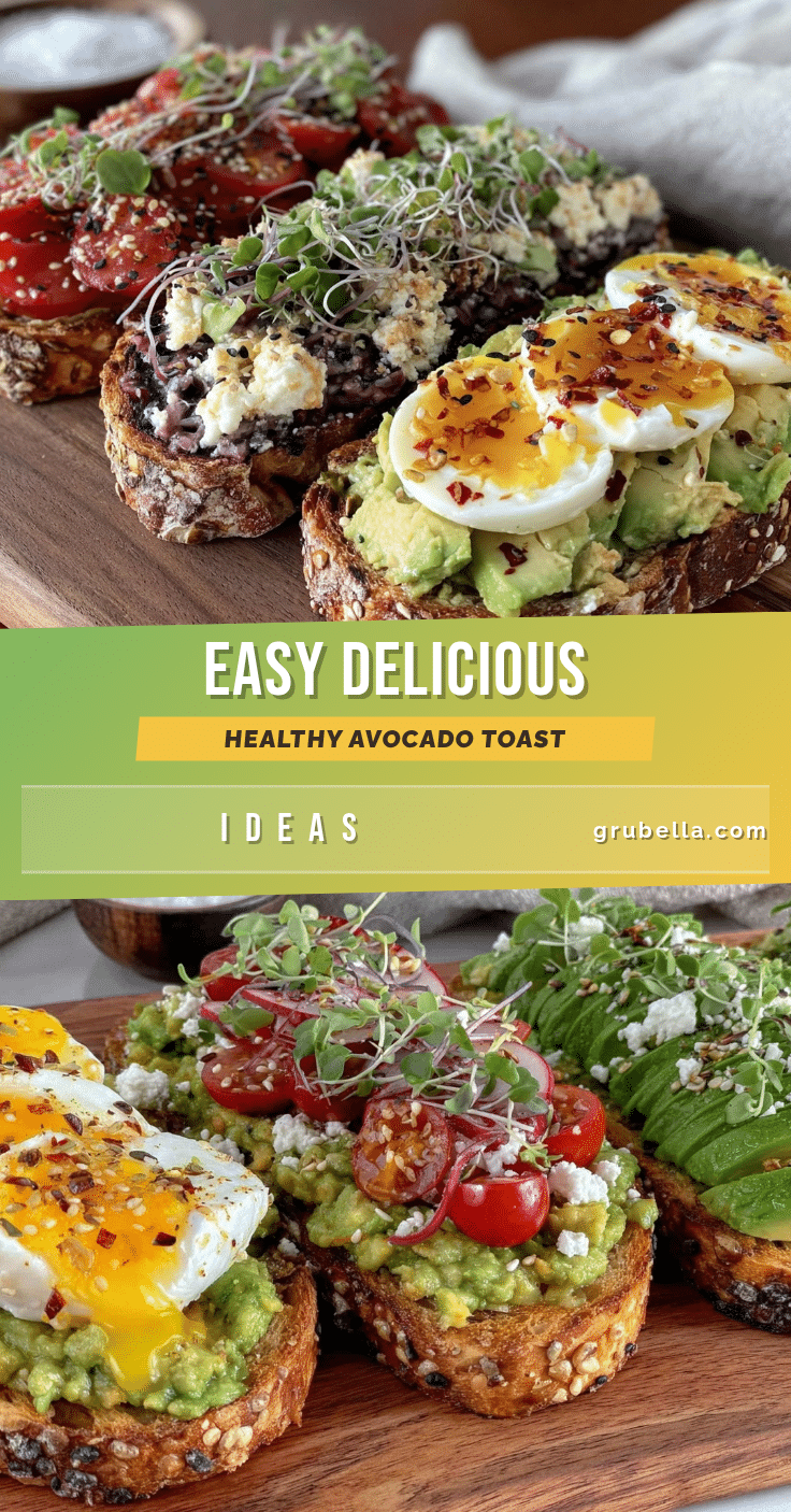 healthy avocado toast variations recipe