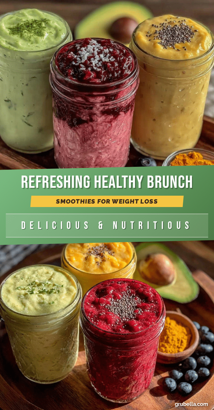healthy brunch smoothies for weight loss recipe