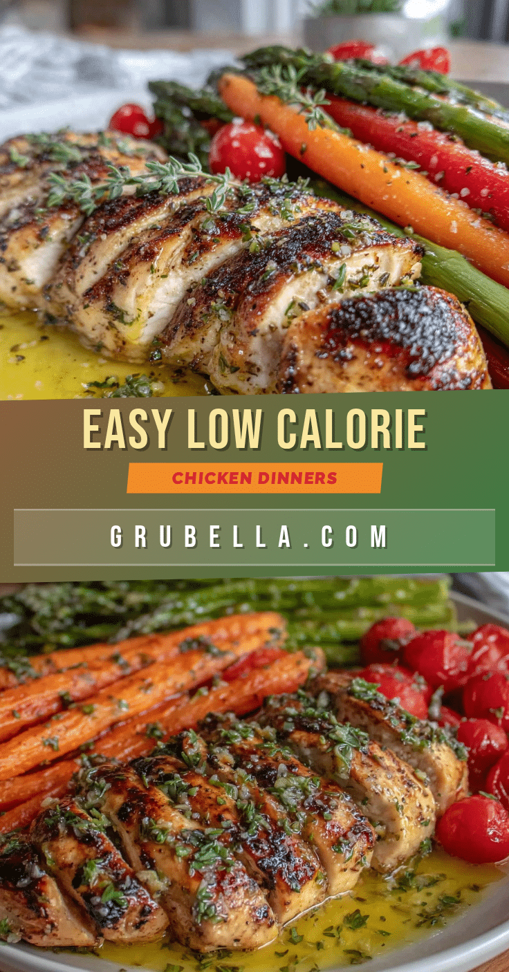 healthy low calorie chicken dinner recipe