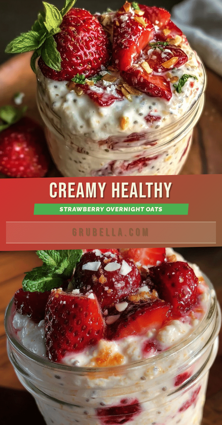 healthy strawberry overnight oats recipe