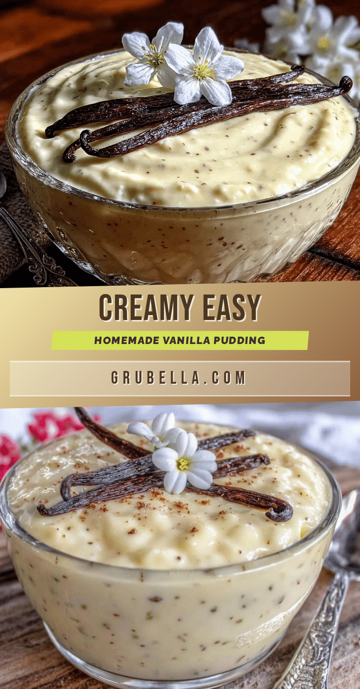 homemade vanilla pudding recipe