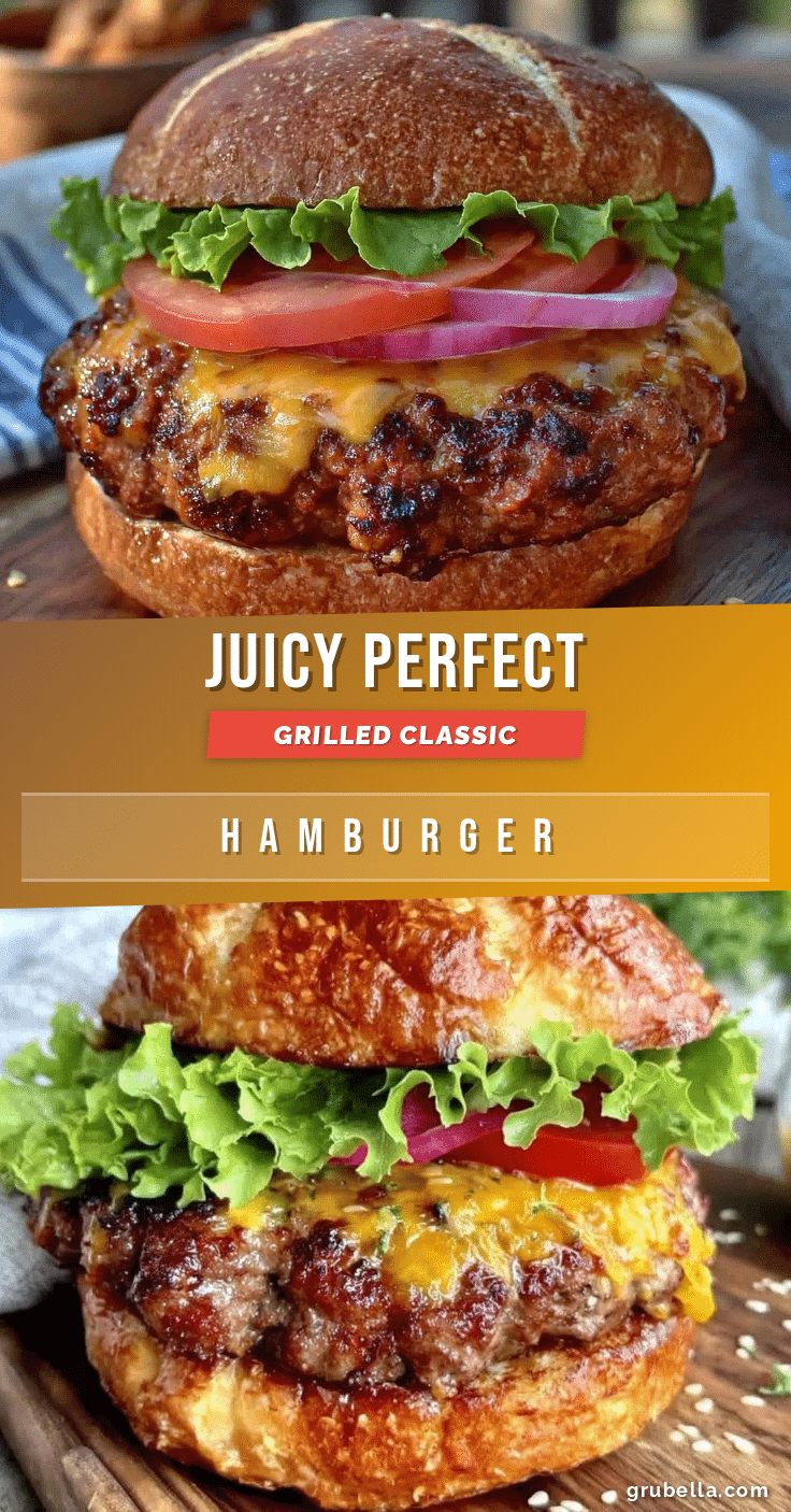 perfect juicy grilled classic hamburger recipe recipe
