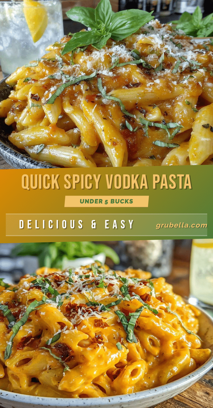 quick spicy vodka pasta recipe