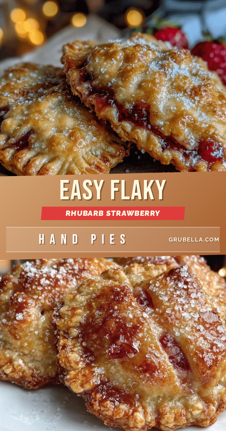 rhubarb and strawberry hand pies recipe