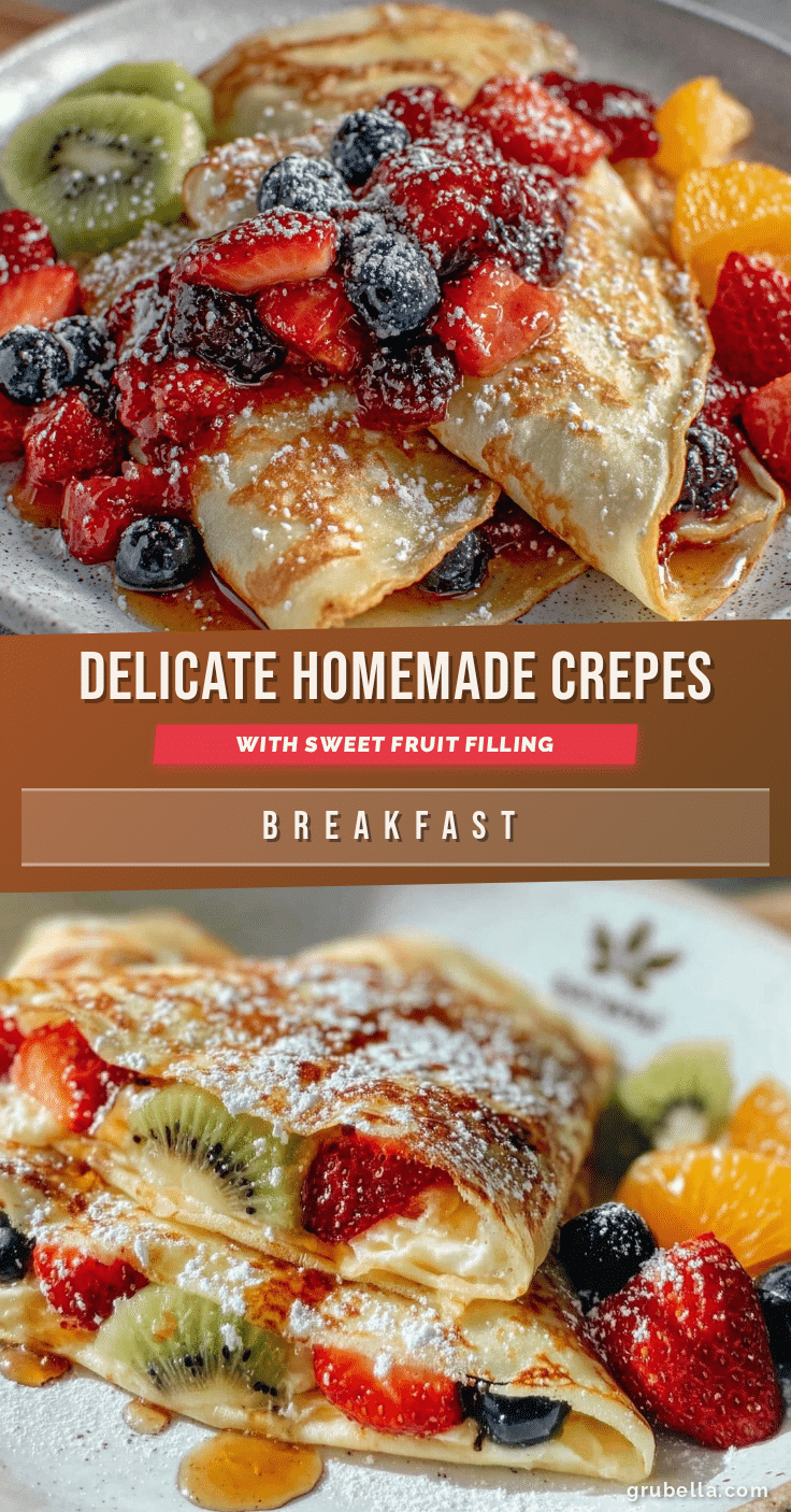 tender homemade crepes recipe