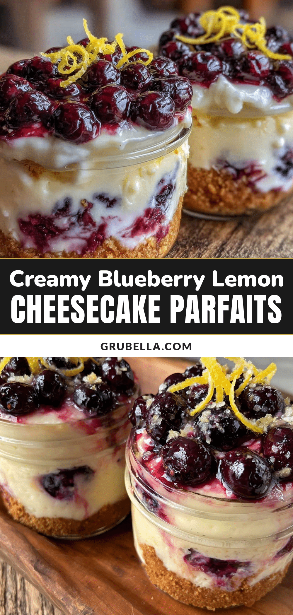 blueberry lemon cheesecake parfaits recipe