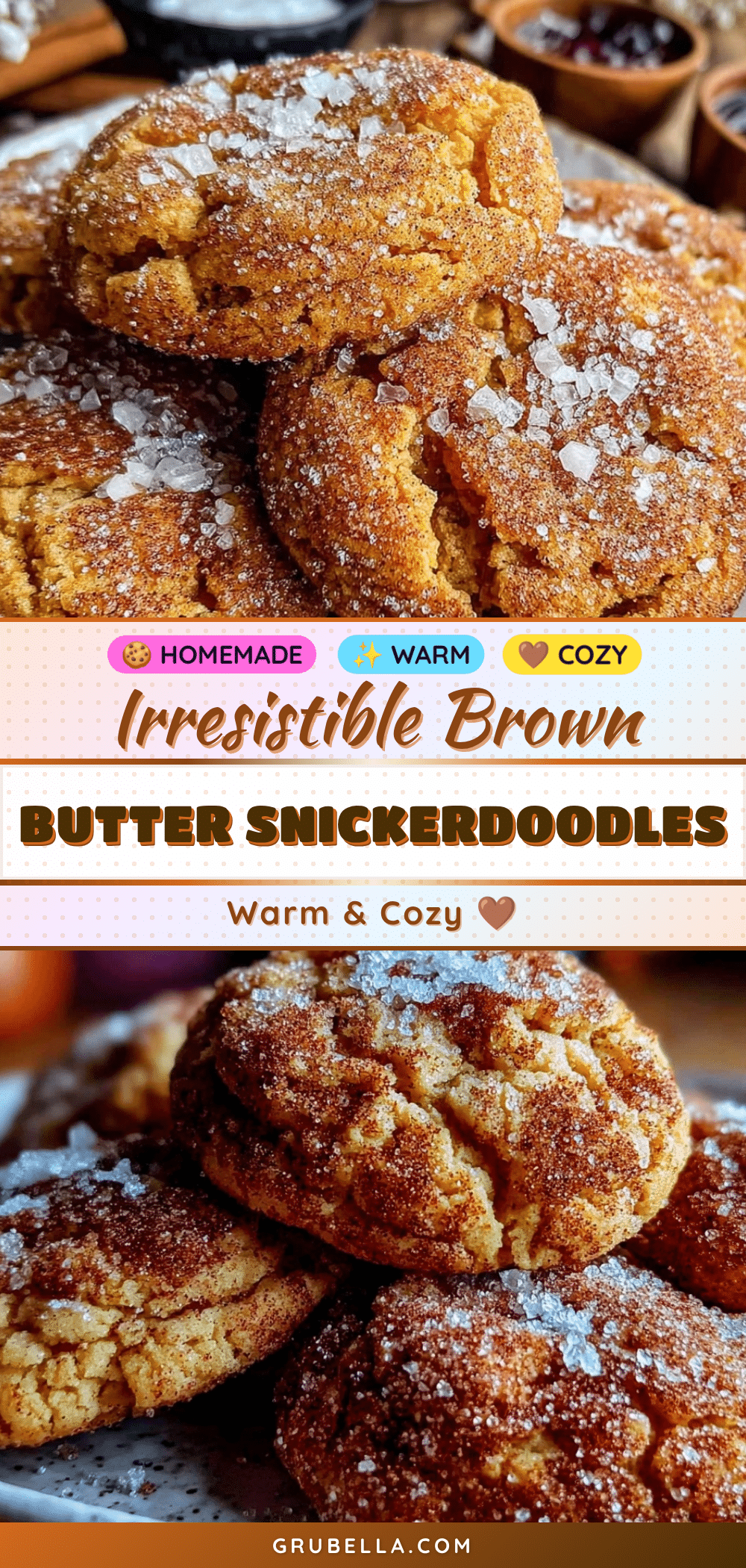 brown butter snickerdoodles recipe