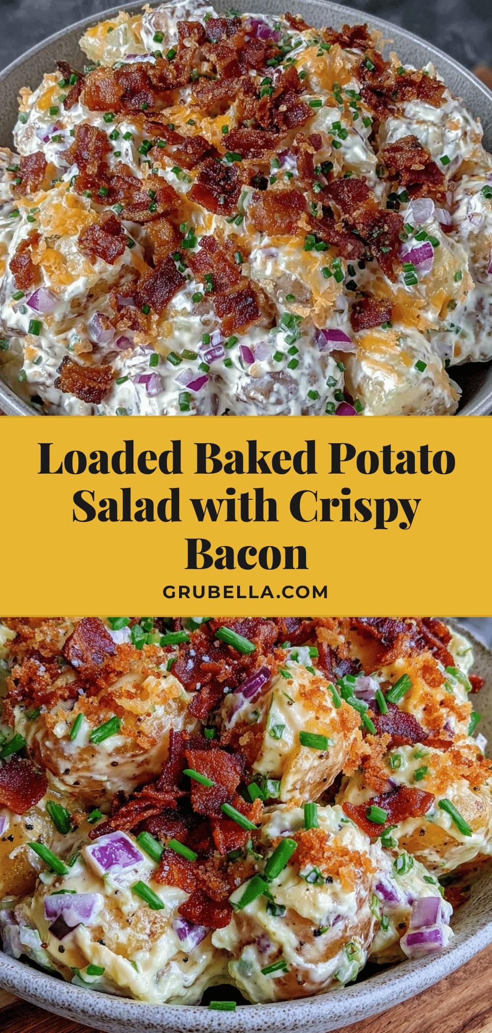 creamy loaded baked potato salad recipe