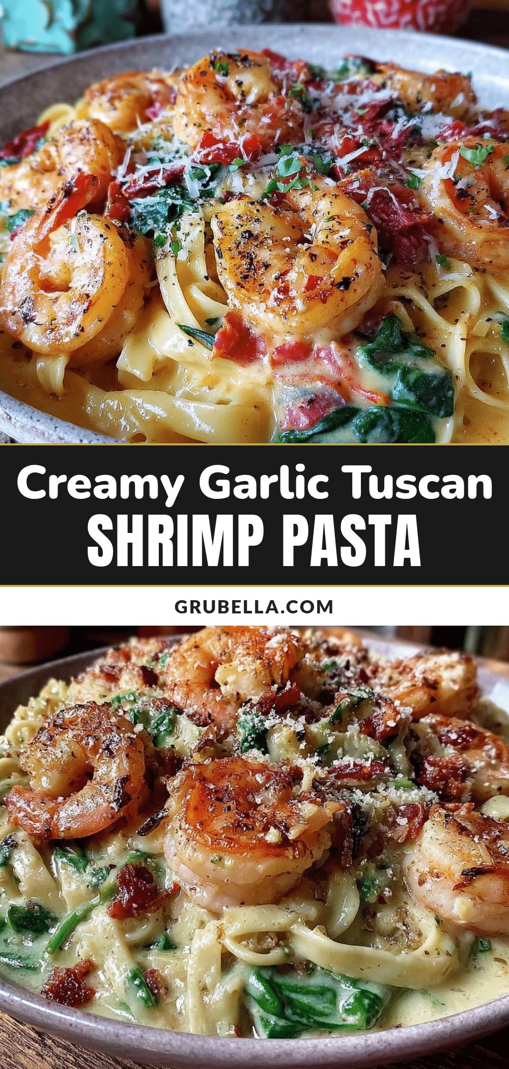 creamy tuscan shrimp pasta recipe